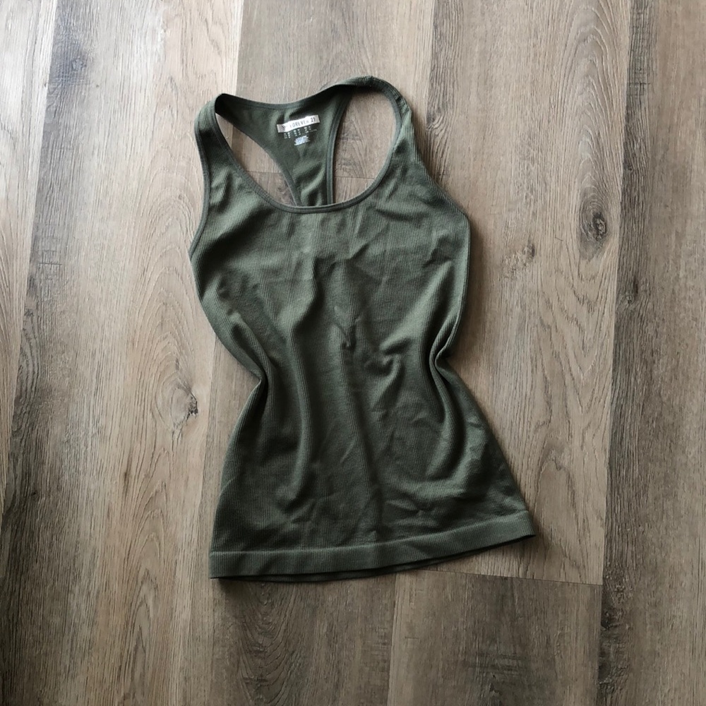 Active Seamless Ribbed Razorback Tank